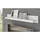 furn.design Wandboard 150 x 21 cm Weiß