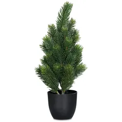 Kunstpflanze Tannenbaum 38 cm Kunststoff Grün S (Small)