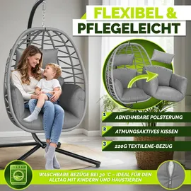 tillvex Hängesessel tillvex Grau