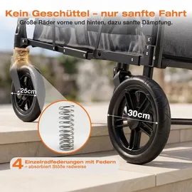 Sekey Bollerwagen faltbar schwarz