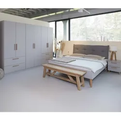 Rauch Skandi Bett und Nachttisch-Paar