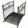 deluke Gartenbrücke SEOUL 91 x 80 x 136 cm Braun/Schwarz