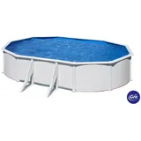 Gre BoraBora Pool-Set oval 375 x 610 x 120 cm inkl. Filterpumpe und Poolleiter