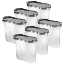 BestLivings Gewürzdosen 300ml 8-tlg. Schwarz