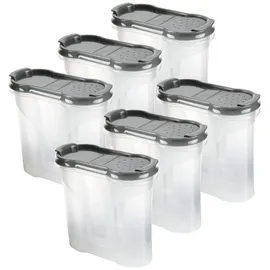 BestLivings Gewürzdosen 300ml 8-tlg. Schwarz