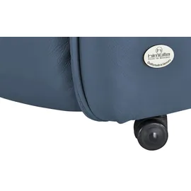 HIMOLLA Fernsehsessel 7568 Leder 77 x 104 x 85 cm Blau elektrisch