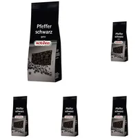 KOTÁNYI Pfeffer schwarz ganz, 50 g (Packung mit 5)