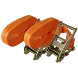 Baumarktplus Spanngurte 2x Profi Ratschen 6 m 2t 2000 kg