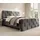 IHG Boxspringbett Tarifa 180x200cm Velour Anthrazit / SL 3 / Deren 11