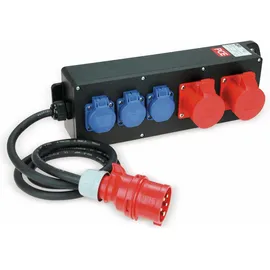 PCE Mobiler Vollgummivert. Ip44 9441151 STEYREGG MV 2x16/5 3xSSD 2m5G2.5St16 H07 IP54