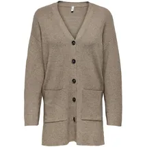 Only ONLKATIA LS Rib V Loose Cardigan CC KNT - M