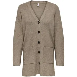 Only ONLKATIA LS Rib V Loose Cardigan CC KNT - M