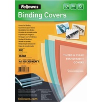 Fellowes 53763 A4 Transparent PVC Covers
