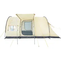 CampFeuer Tunnelzelt creme/grau
