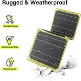 Tragbares 21-w-solarpanel Mit 4 Ausgängen (usb, Typ-c), Monokristallin, Für Regen, Angeln Und Camping