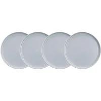 BUTLERS Frühstücksteller Ø22 cm grau 4er Set