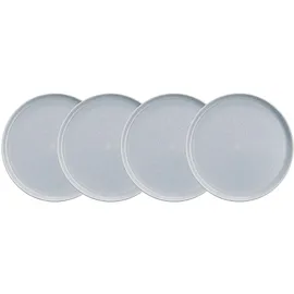 BUTLERS Frühstücksteller Ø22 cm grau 4er Set