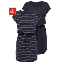 Only Shirtkleid Blau Gestreift 34