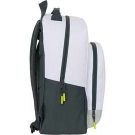 Air Val International Real Madrid 25/26 anpassbarer Rucksack 42cm - Weiß/Grau