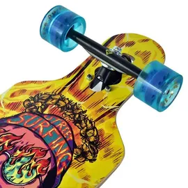 Streetsurfing Street Surfing Longboard Drop Through Freeride 39'' Holy Cube