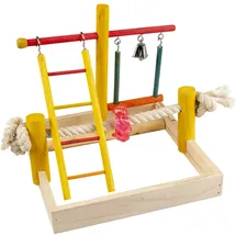 duvoplus Vogelspielplatz Pino 22,5 x 22,5 x 20 cm Bunt
