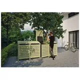 Tetzner & Jentzsch Mülltonnenbox HENRI 300 x 120 cm grün