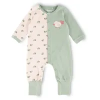 Sigikid Baby Nachtwäsche in grün/rosa | 80