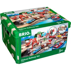 BRIO Straßen und Schienen Set Deluxe (33052)