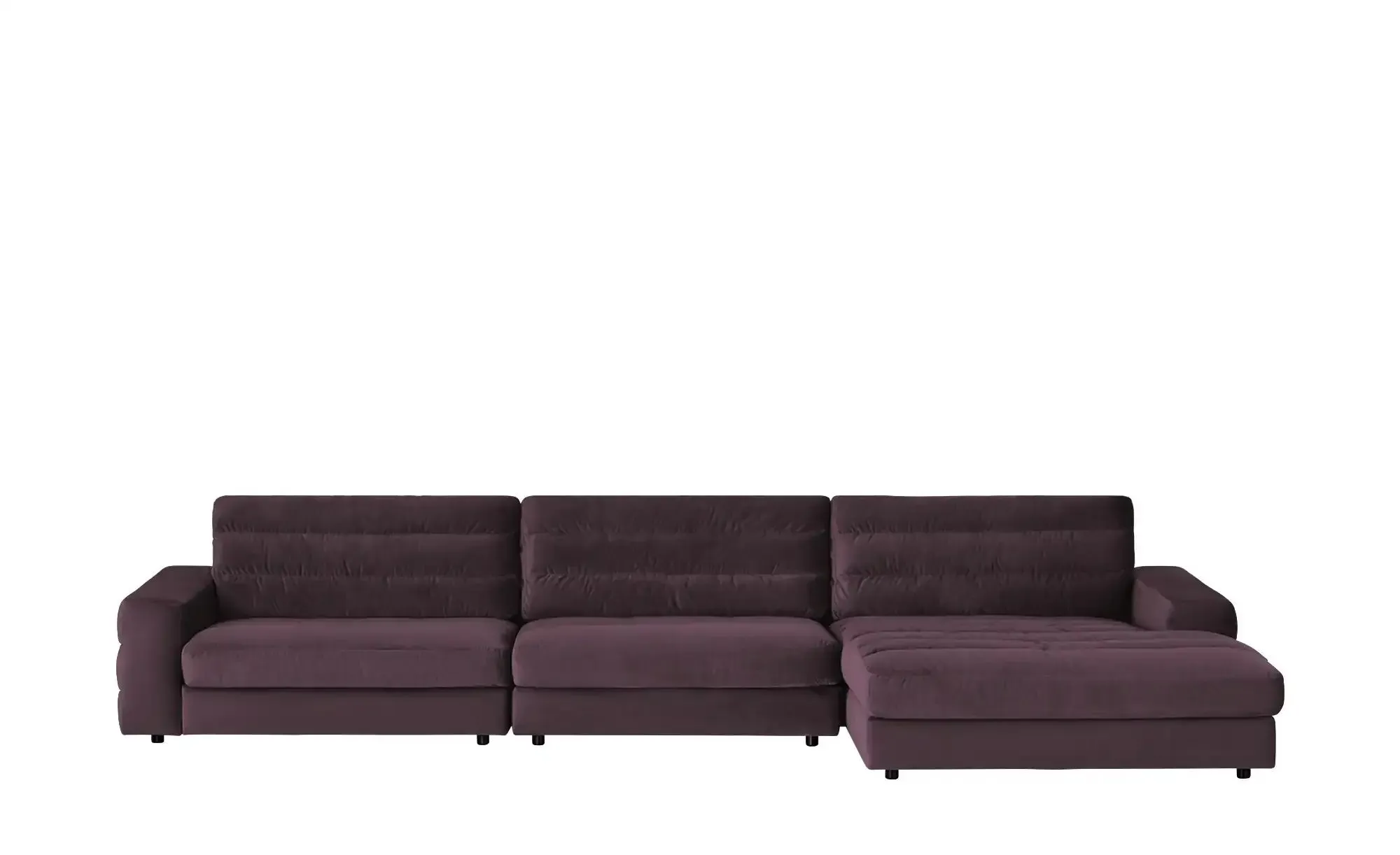 Ecksofa Samt  Scarlatti ¦ lila/violett ¦ Maße (cm): B: 416 H: 83 T: 205.0