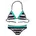 Triangel-Bikini schwarz/weiß 134/140