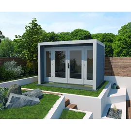 Weka Designhaus 263 2,95 x 2,95 m grau