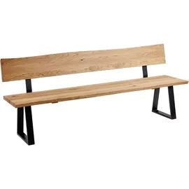 massivline & more Sitzbank Oviedo 4 Braun 200 x 87 x 44 cm