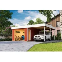 Lasita Maja Garage »Bahamas«, (mit zusätzlichem Eingang) rot