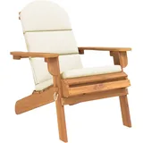 vidaXL Adirondack-Gartenstuhl 54,8 x 88,3 x 90 cm braun