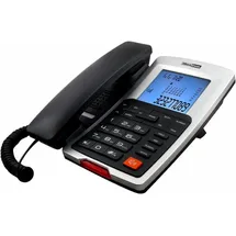 Maxcom KXT709 Telefon Analoges Telefon Anrufer-ID Schwarz, Weiß