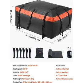 Vevor Dachgepäckträgertasche 20 Kubikfuß