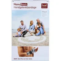 Bort ManuBasic Handgelenkbandage Schwarz S plus