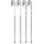 Leki Bliss Skistöcke, gunmetal-dark anthracite-white 115CM