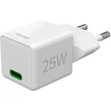 Hama Schnellladegerät USB-C PD 25 W Weiß