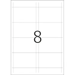 HERMA Einsteck-Namensschilder A4 90x60mm 200 Stück (25 Blatt)