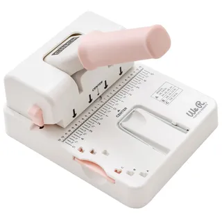 We R Memory Keepers 661310 Mini Cinch Bindegerät, White & Pink