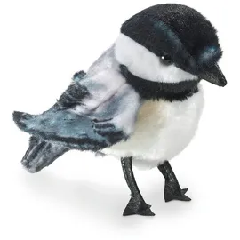 Folkmanis Handpuppen Folkmanis Finger Puppet Mini Tit/Mini Chickadee (2787)