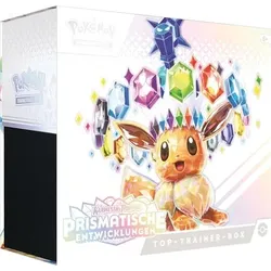 Pokémon-Sammelkartenspiel: Top-Trainer-Box Karmesin & Purpur - Prismatische Entwicklungen