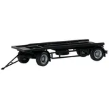 HERPA Anhänger für Abrollbehälter 1:87 schwarz 076289