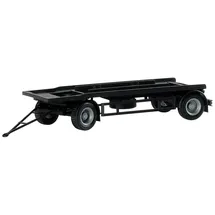 HERPA Anhänger für Abrollbehälter 1:87 schwarz 076289