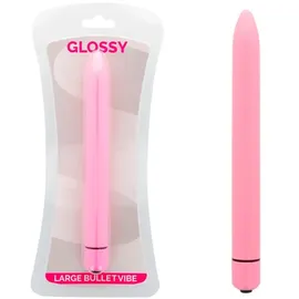 Glossy SLIM VIBRATOR PINK