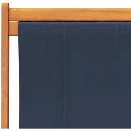 vidaXL Strandstuhl 2er Set Blau