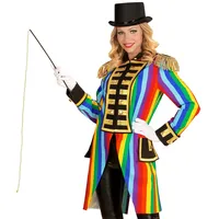 Widmann Zirkus Direktorin Regenbogen Frack Damen XL