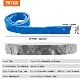 Vevor Betonstempel 231,3 x 7,6 cm