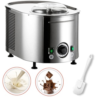 Musso Mini Lussino 4080 Gourmet Eiscreme-Maschine mit 2 Aromen und Silikonspatel | Italienische Eiscreme-Maschine für Zuhause | Vegane Eiscreme, Gelato, Sorbet, Slush-Eis | Stabil, Einfach zu benutzen